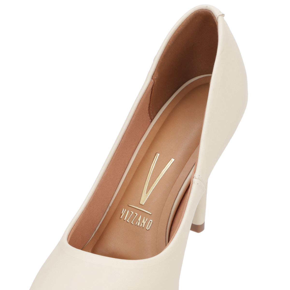 VIZZANO - Zapato Mujer Taco Aguja Stiletto Vizzano EcoCuero Crema