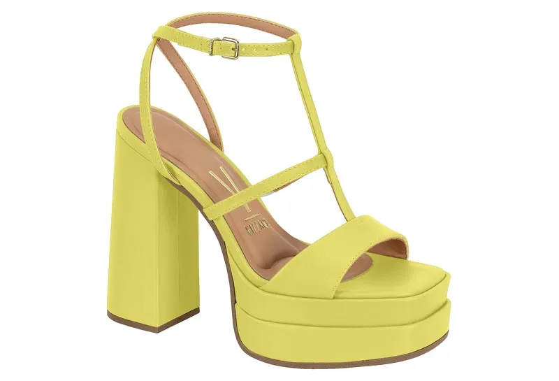 Sandalia Plataforma Amarillo