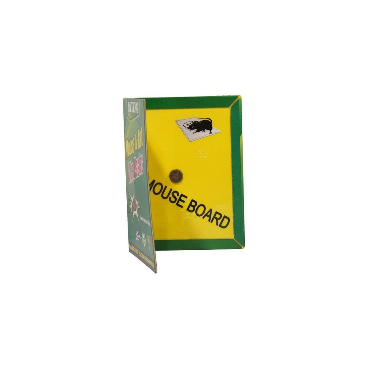 GENERICO - Pack De 10 Laminas Trampa Atrapa Ratones Adhesiva Ratón