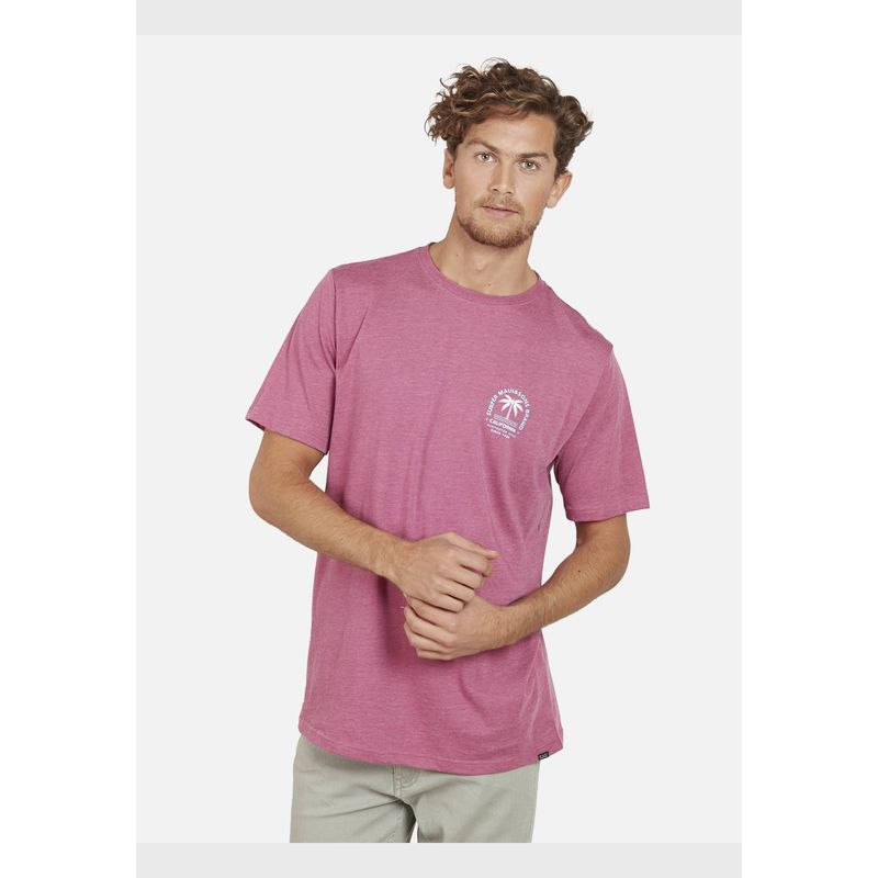 MAUI AND SONS - Polera SURFER BRAND Hombre Burdeo Maui and Sons
