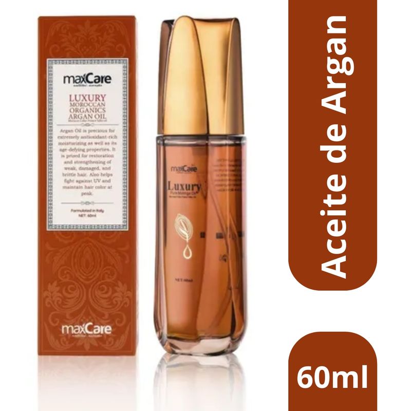 MAXCARE - Aceite Premium De Argan Luxury Oil Morocco Maxcare 60ml