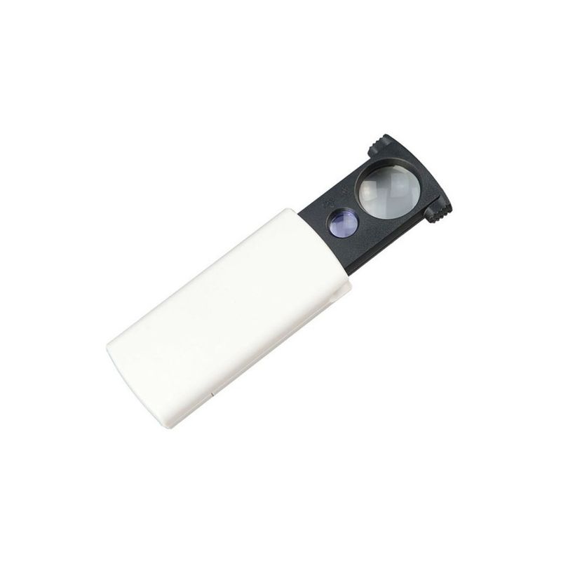 GENERICO - Mini Lupa 20mm Luz Uv Detector Billetes Falsos GENERICO