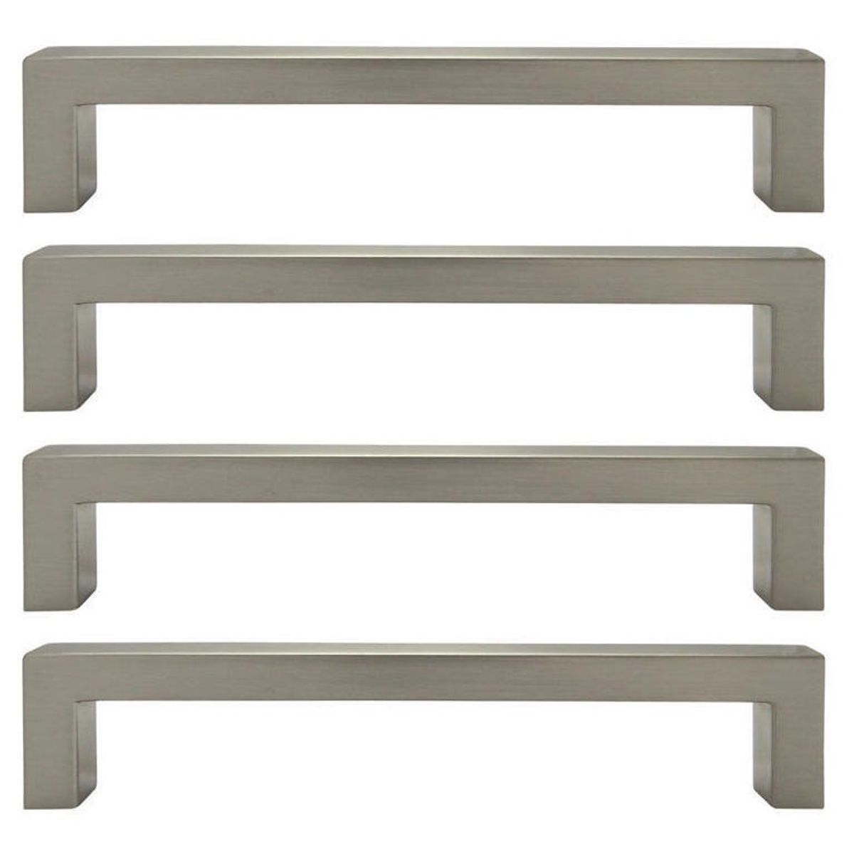 DVP - Tirador Corchete Metálico 192x9mm 4 Un Niquel Dvp