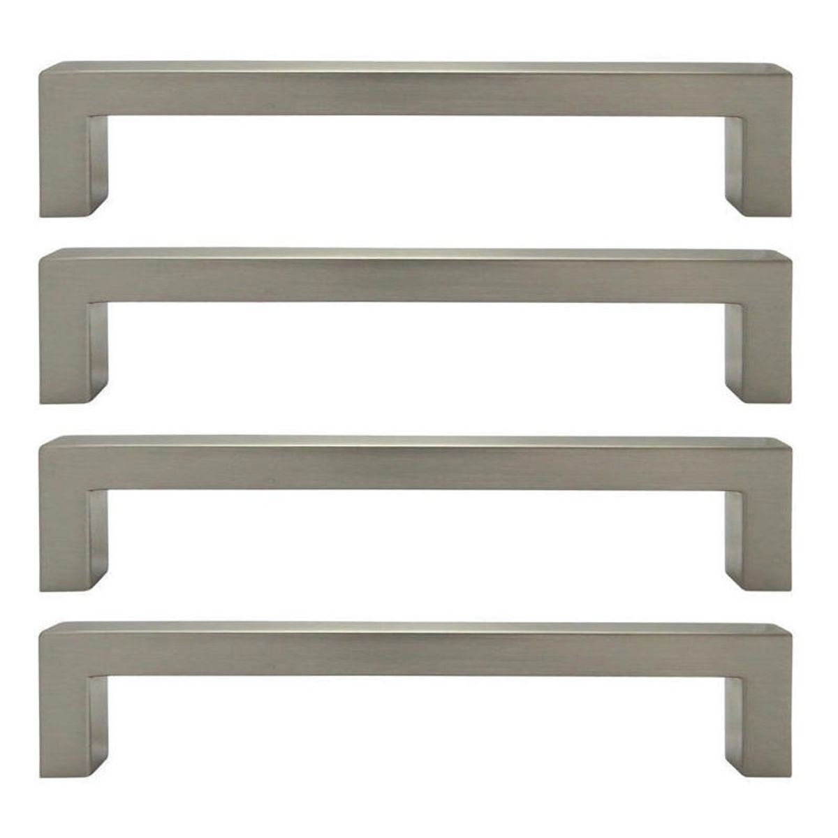 DVP - Tirador Corchete Metálico 192x9mm 4 Un Niquel Dvp