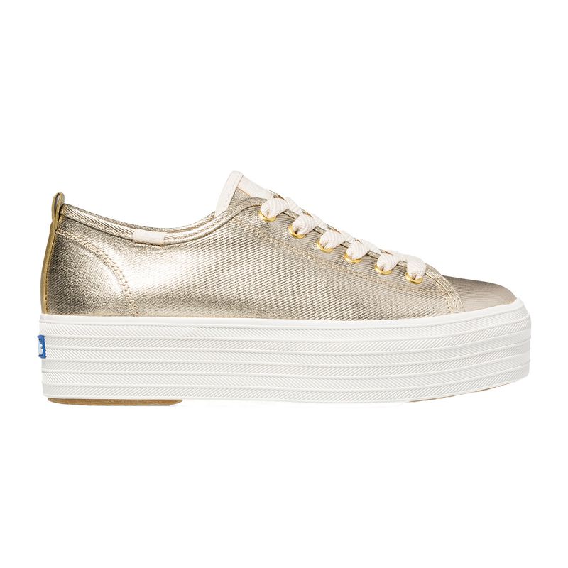 KEDS - Zapatilla Dorado Mujer Triple Up KEDS