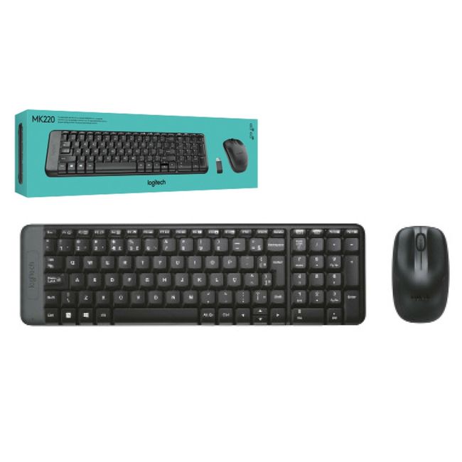 LOGITECH - Combo Teclado Y Mouse Inalámbrico Logitech Mk220 LOGITECH