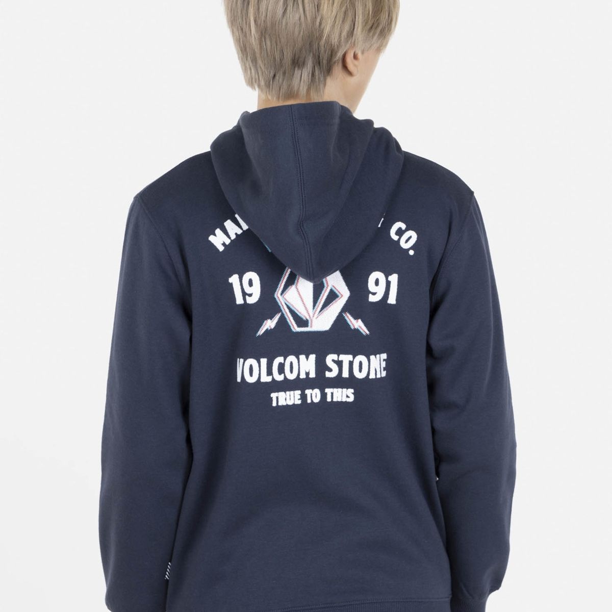 VOLCOM - Poleron WINCE FULL ZIPPER Juvenil Azul Volcom VOLCOM