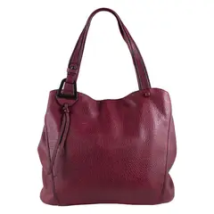 MAILEA - Cartera ecocuero para mujer burdeo