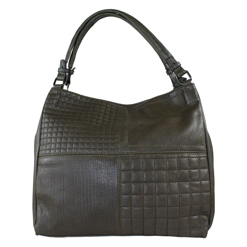 MAILEA - Cartera ecocuero patch coco para mujer verde