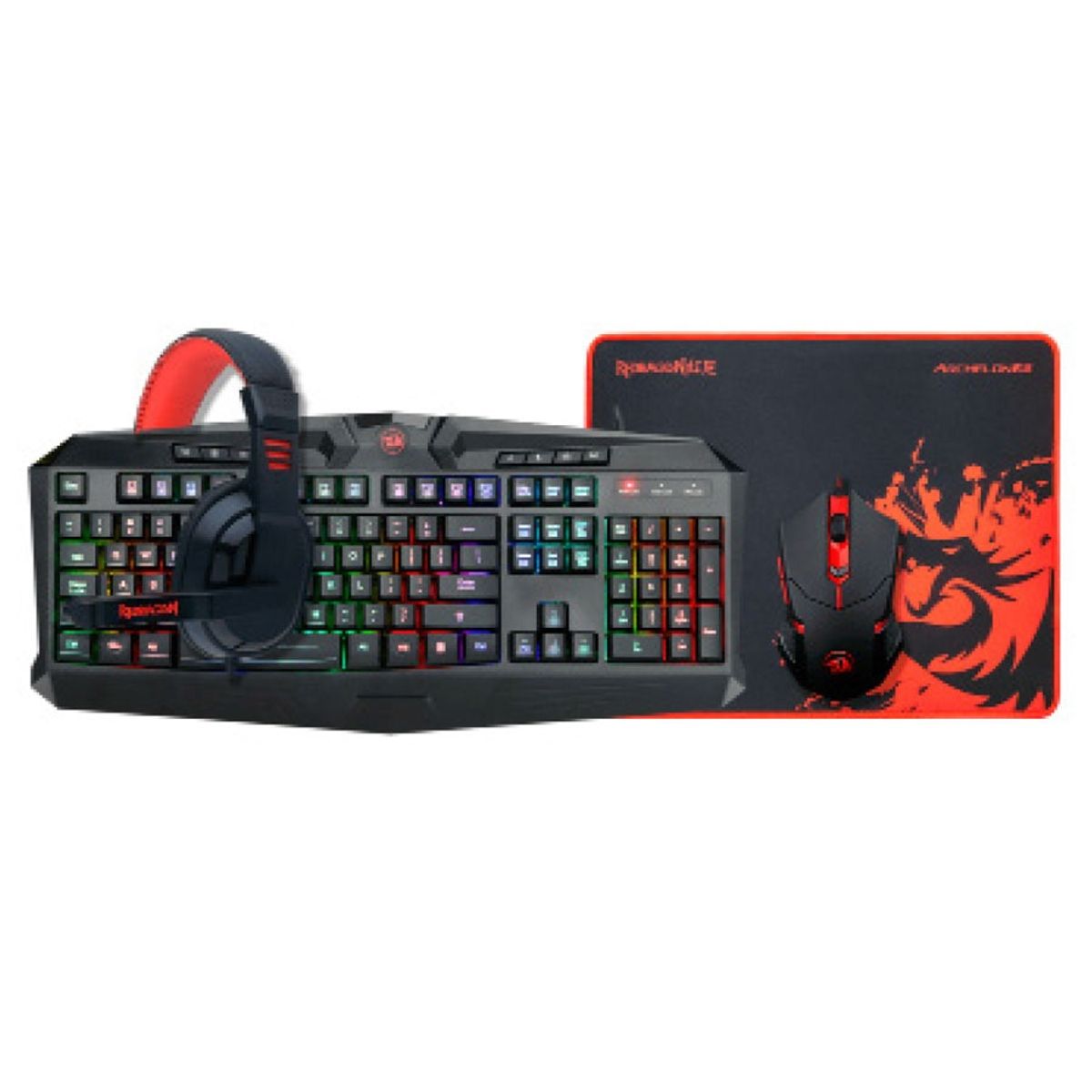 REDRAGON - Pack Gamer Redragon Mouse + Teclado + Padmouse S101 Rgb REDRAGON