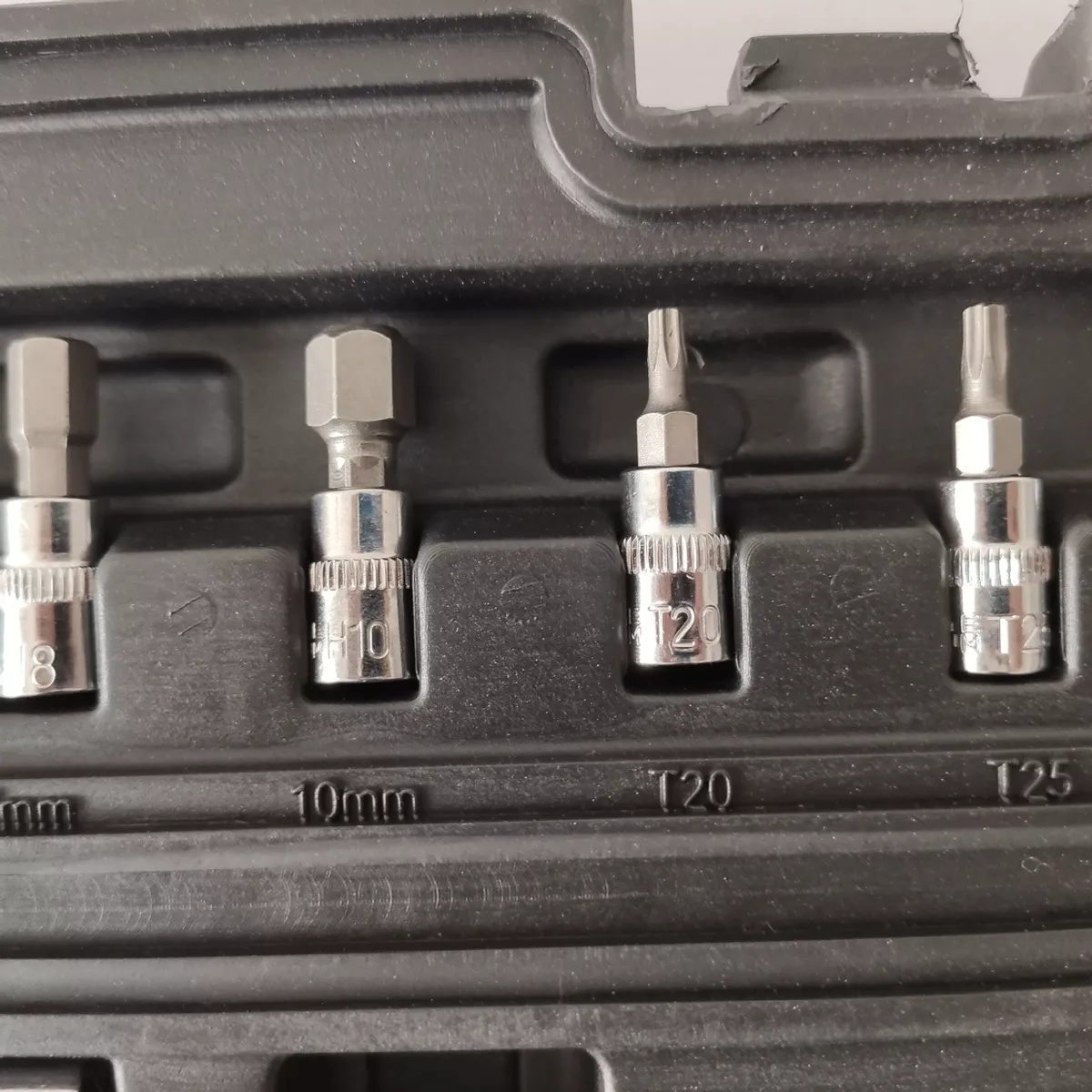 GENERICO - Llave De Torque Torquimetro 1/4 Pulgada 2 A 24nm - 11 Piezas