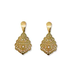 ANDREA COGGIOLA JOYAS - Aros Iris Enchapado Oro 18K