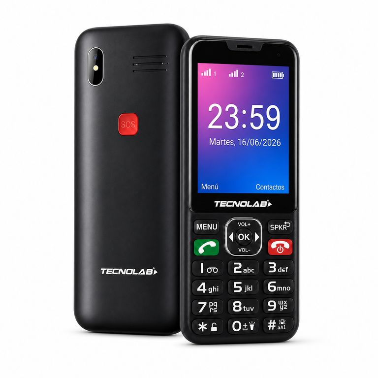 Celular Senior Para Adulto Mayor S.O.S 3G Tl038 Black