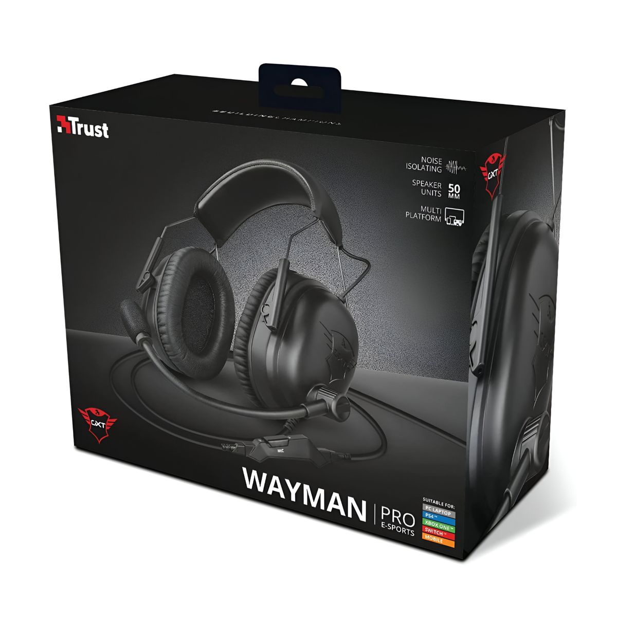 TRUST - Audifono Trust Wayman Gxt 444 con Microfono Condensador E-Sport