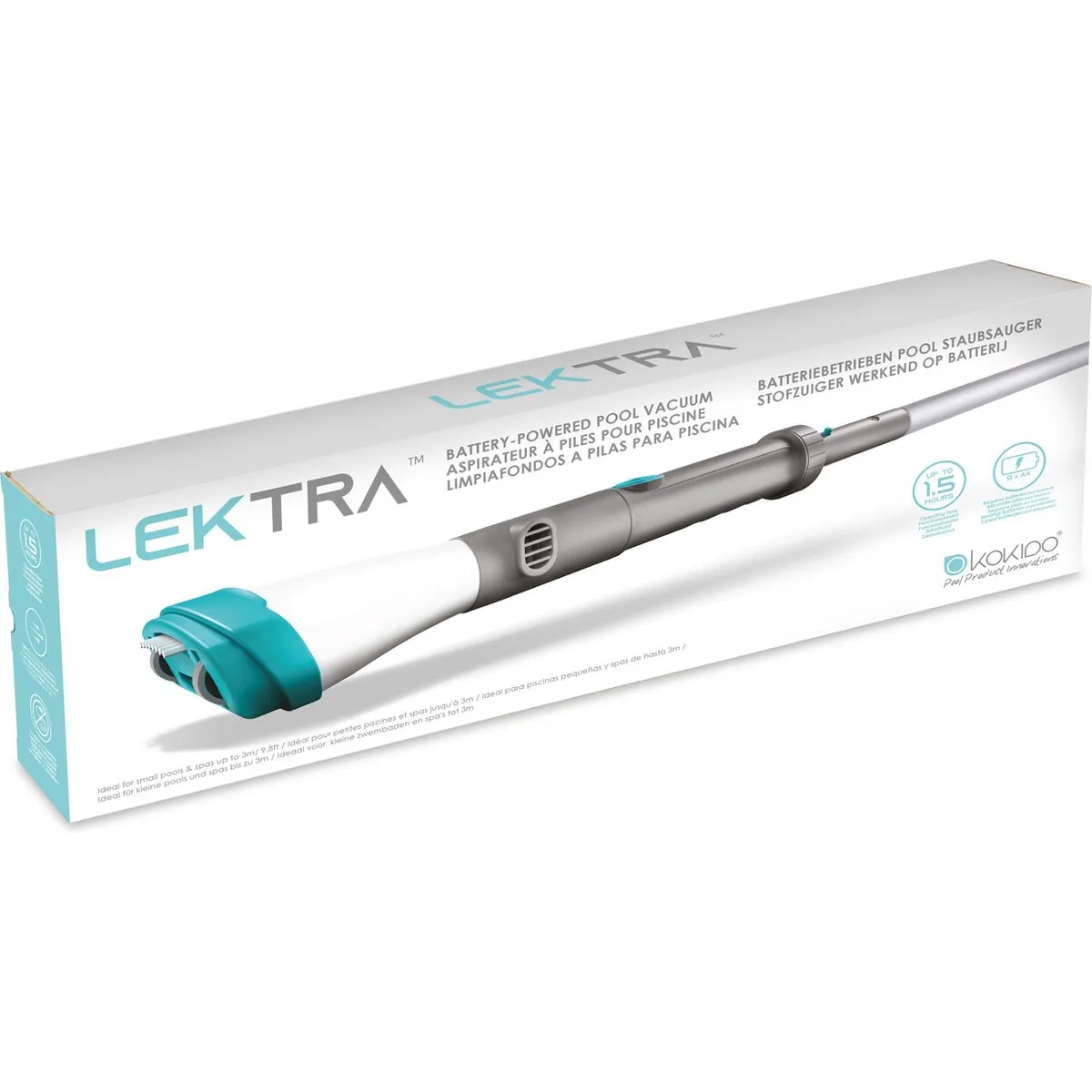 KOKIDO - Aspiradora De Piscinas pequeñas jacuzzis y hot tubs Lektra Kokido
