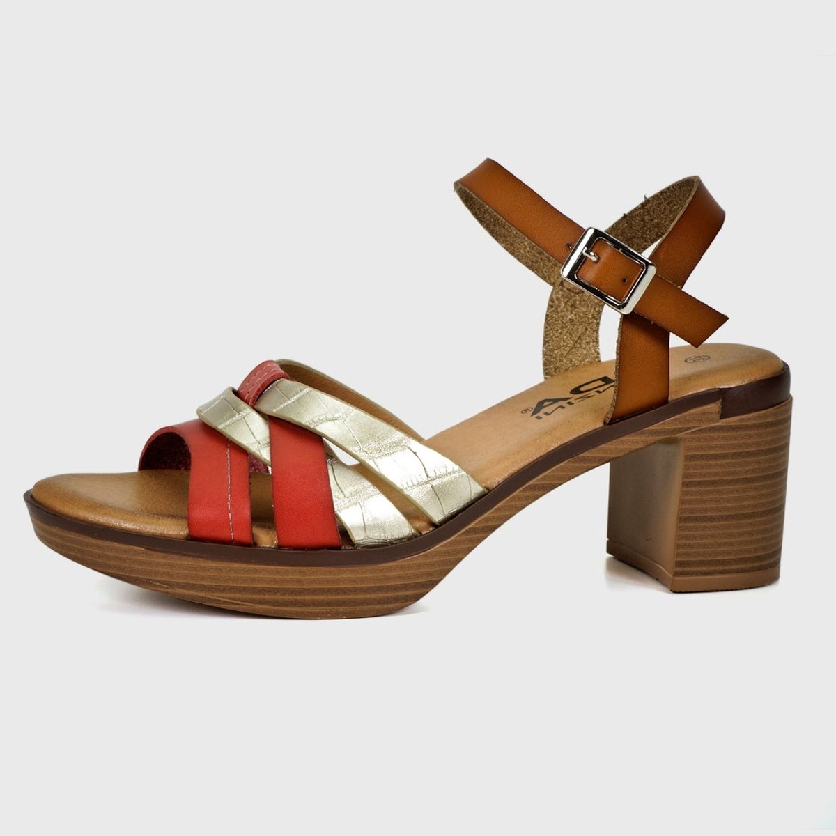 EDA MANZINI - Sandalia Fernanda Rojo EDA MANZINI