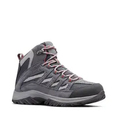 COLUMBIA - Botín Cuero Mujer Crestwood Mid Water Gris