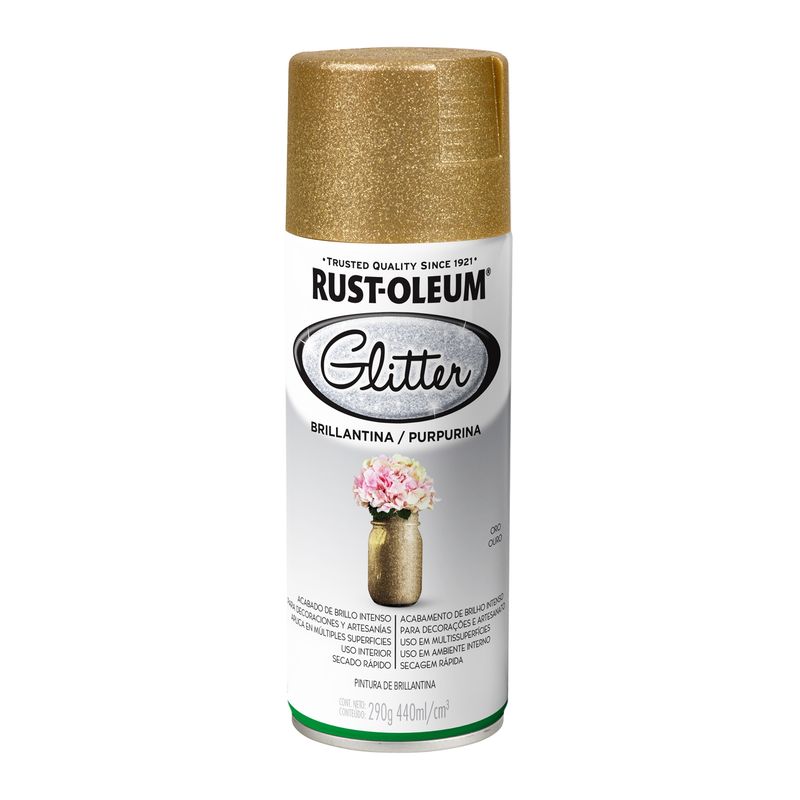 RUST OLEUM - Brillantina en Spray Oro