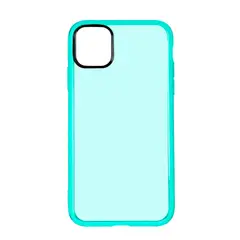 GENERICO - Carcasa Para iPhone 11 Fluor Turquesa