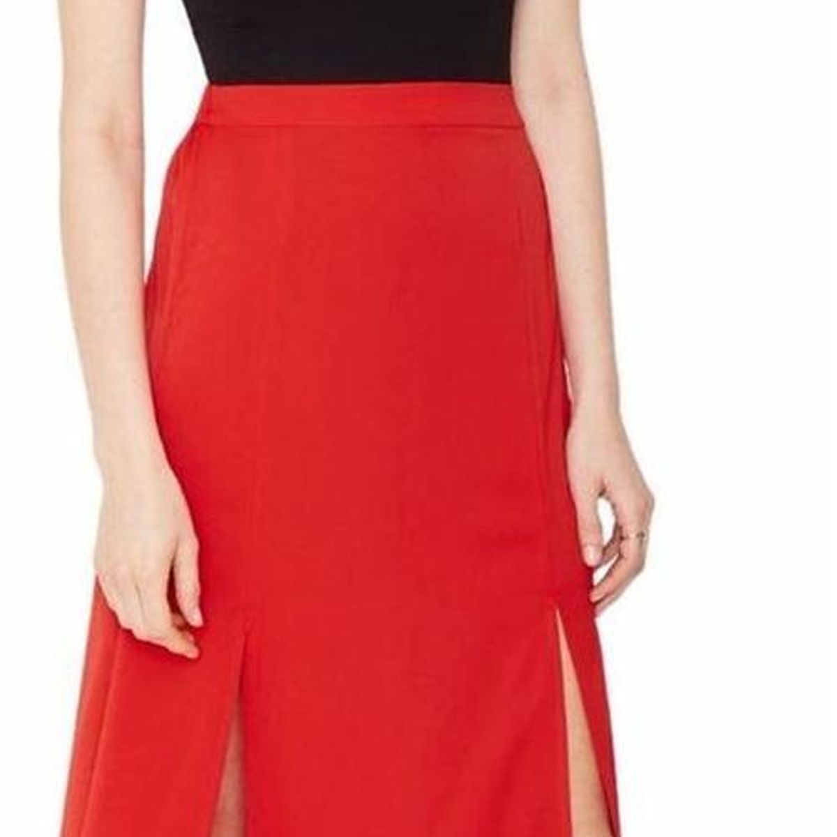 JACINTA TIENDA - Falda Jane midi II roja Jacinta Tienda