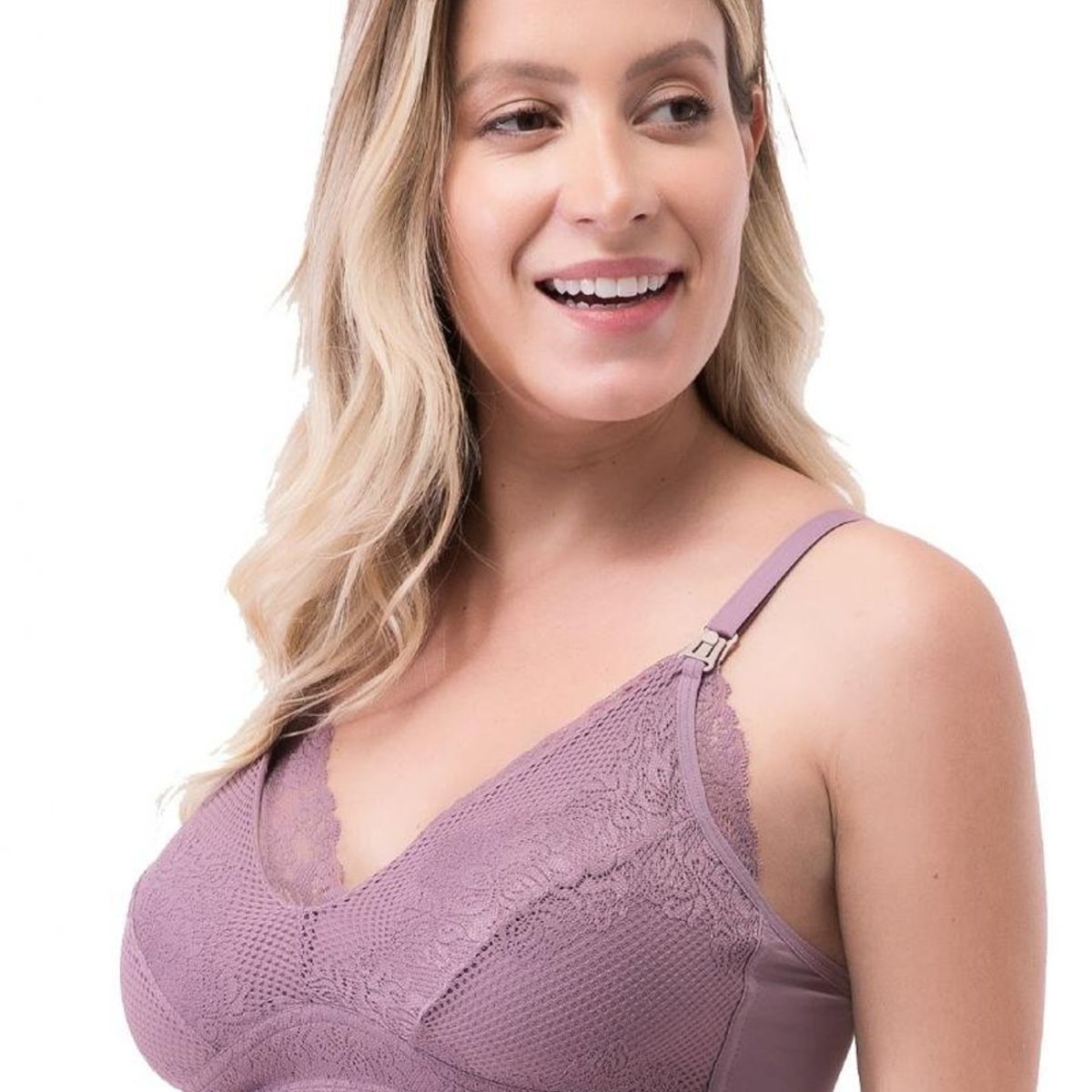 2RIOS - Sosten Lactancia Full Encaje Lila 2Rios