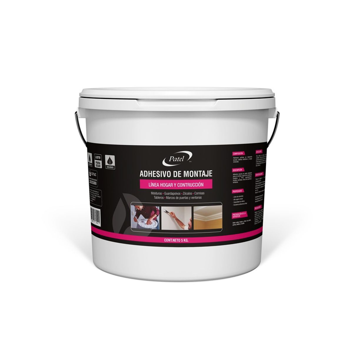 VERONA - Adhesivo de Montaje guardapolvo  Molduras 5 Kg