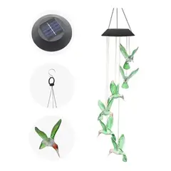 GENERICO - Lampara Led Colgante Colibri Solar