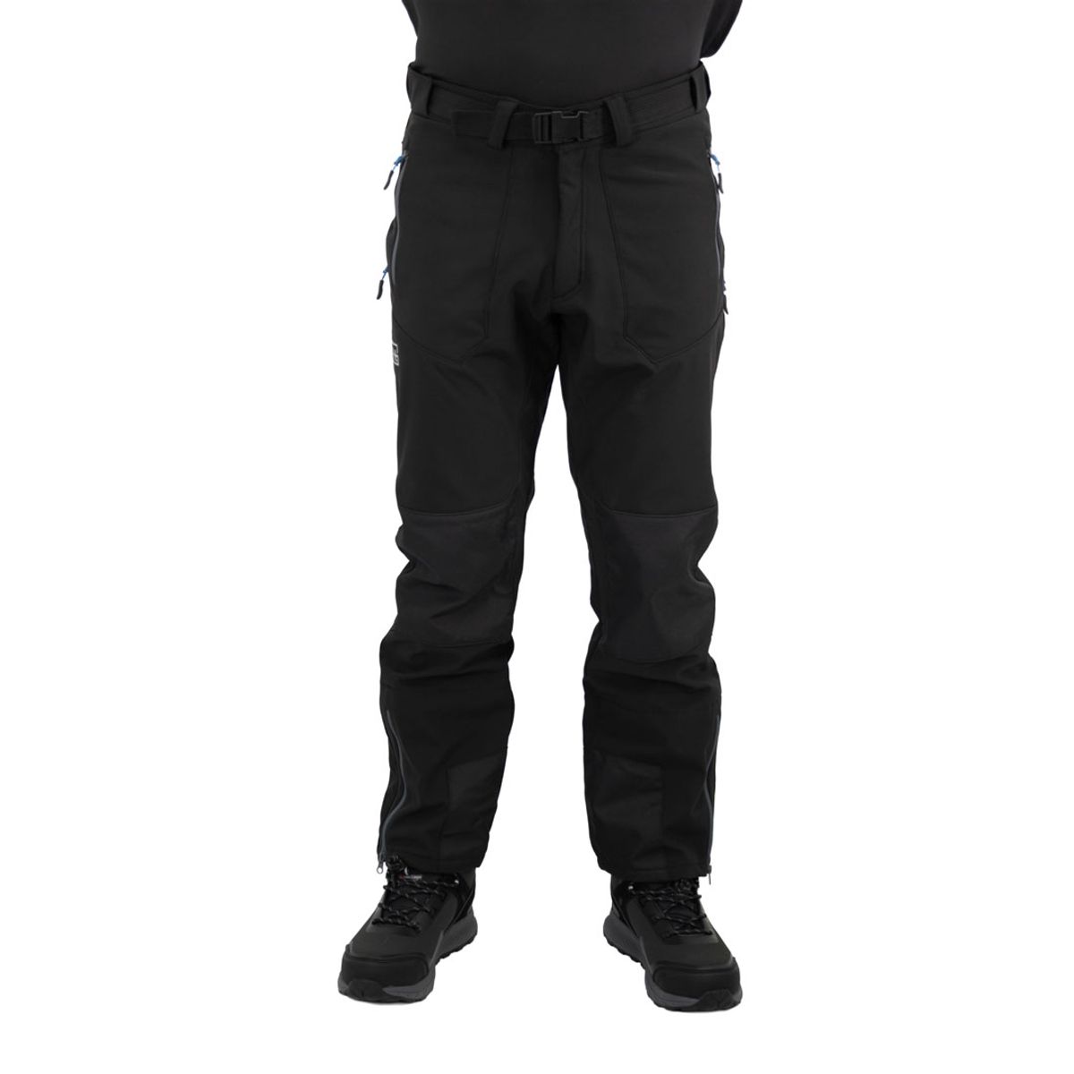 HARDWORK - Pantalón Softshell HW Wolverine Antiácido Negro/Azul