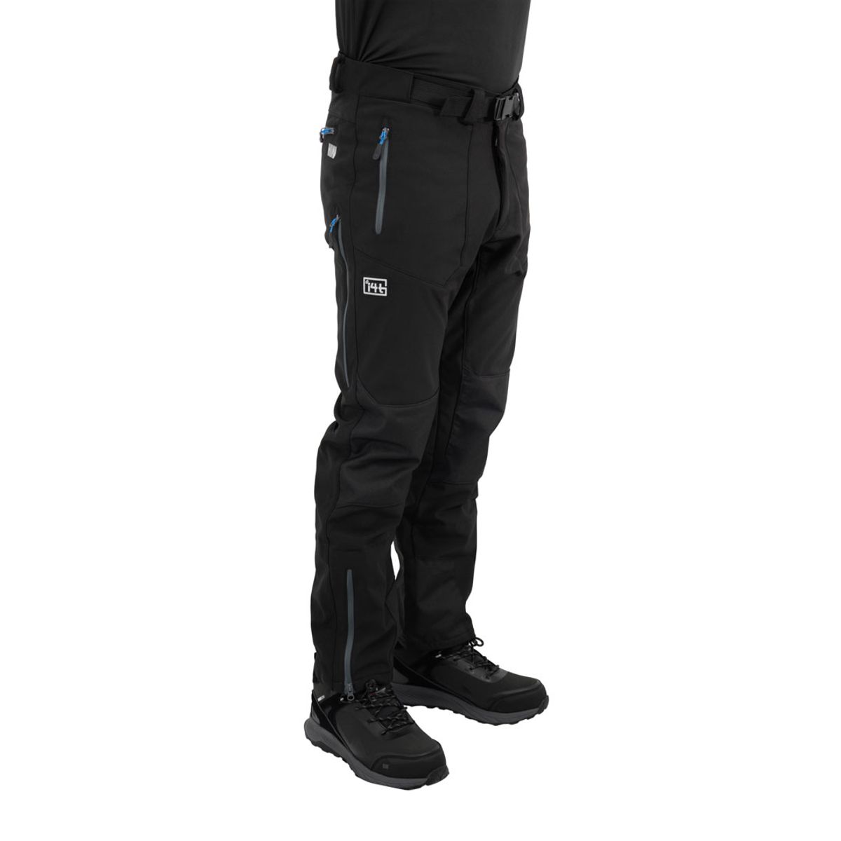 HARDWORK - Pantalón Softshell HW Wolverine Antiácido Negro/Azul