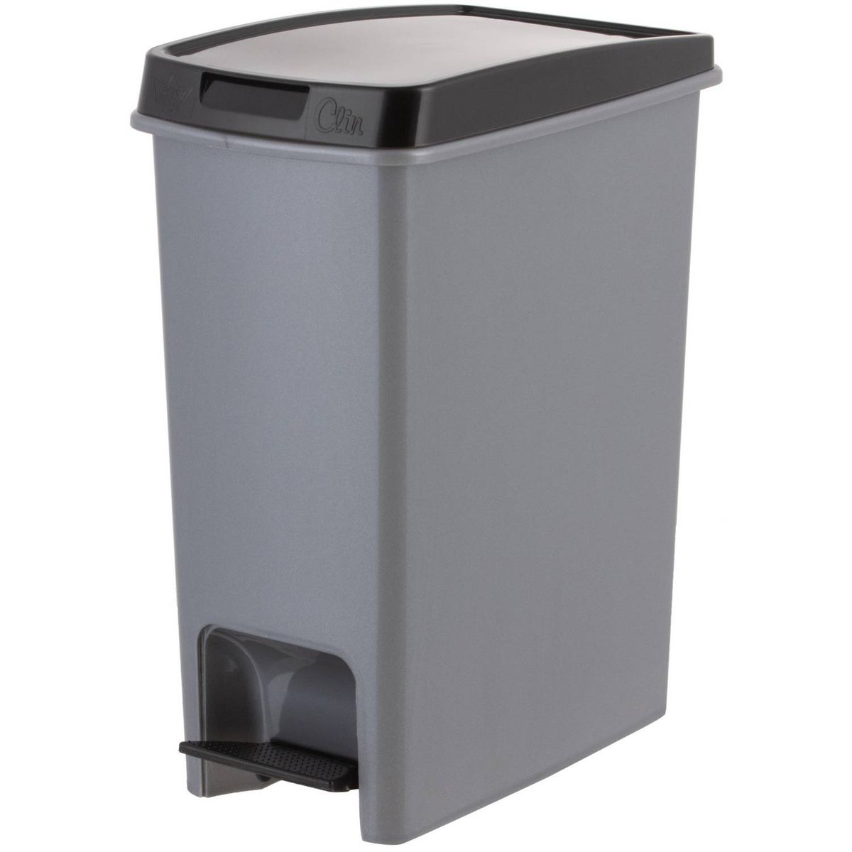 REYPLAST - Basurero Antideslizante Con Pedal Modelo Clin 12.5 Litros