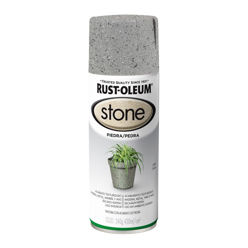 RUST OLEUM - Pintura en Spray Efecto Piedra Gris
