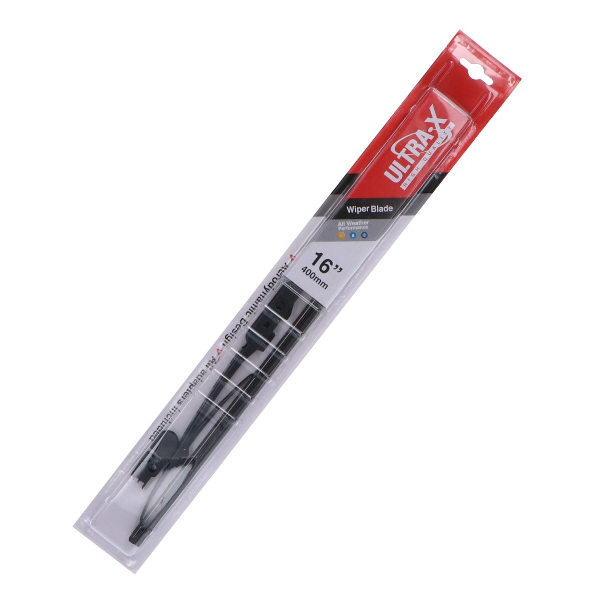 GENERICO - Par Plumillas (2) Universal 16 PuLG. Grafitada 2 Adap Ultrax