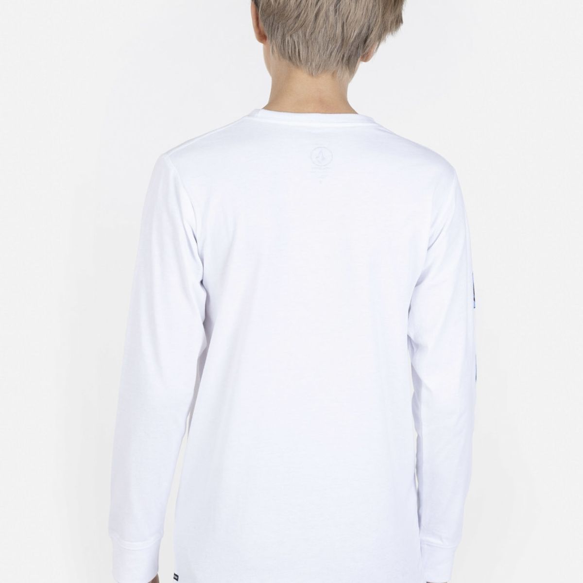 VOLCOM - Polera ICONICSTONE LS TEE Infantil Blanco Volcom