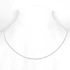 ANDREA COGGIOLA JOYAS - Cadena Mini Bolas 40cm Plata Fina 925
