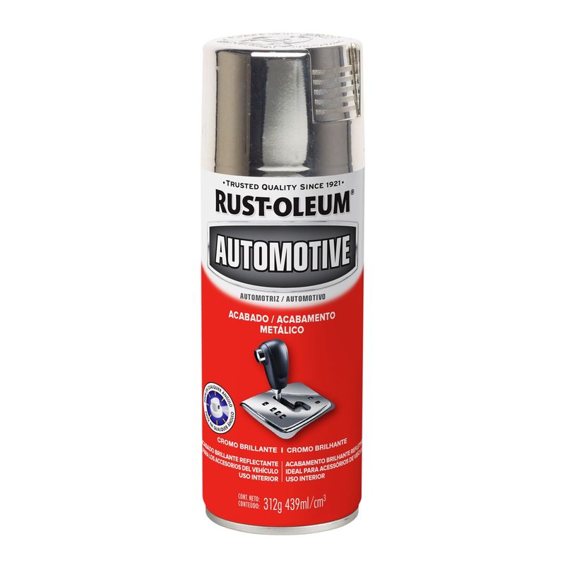 RUST OLEUM - Pintura Metálica Cromo Brillante