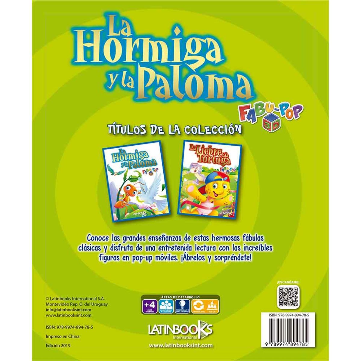 LATINBOOKS - Fabu-Pop 3D  La Hormiga Y La Paloma