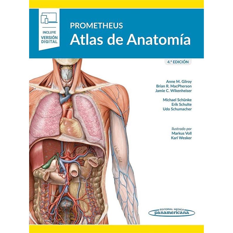 EDITORIAL MEDITERRANEO - Libro Prometheus  Atlas De Anatomia 4° Ed. + E