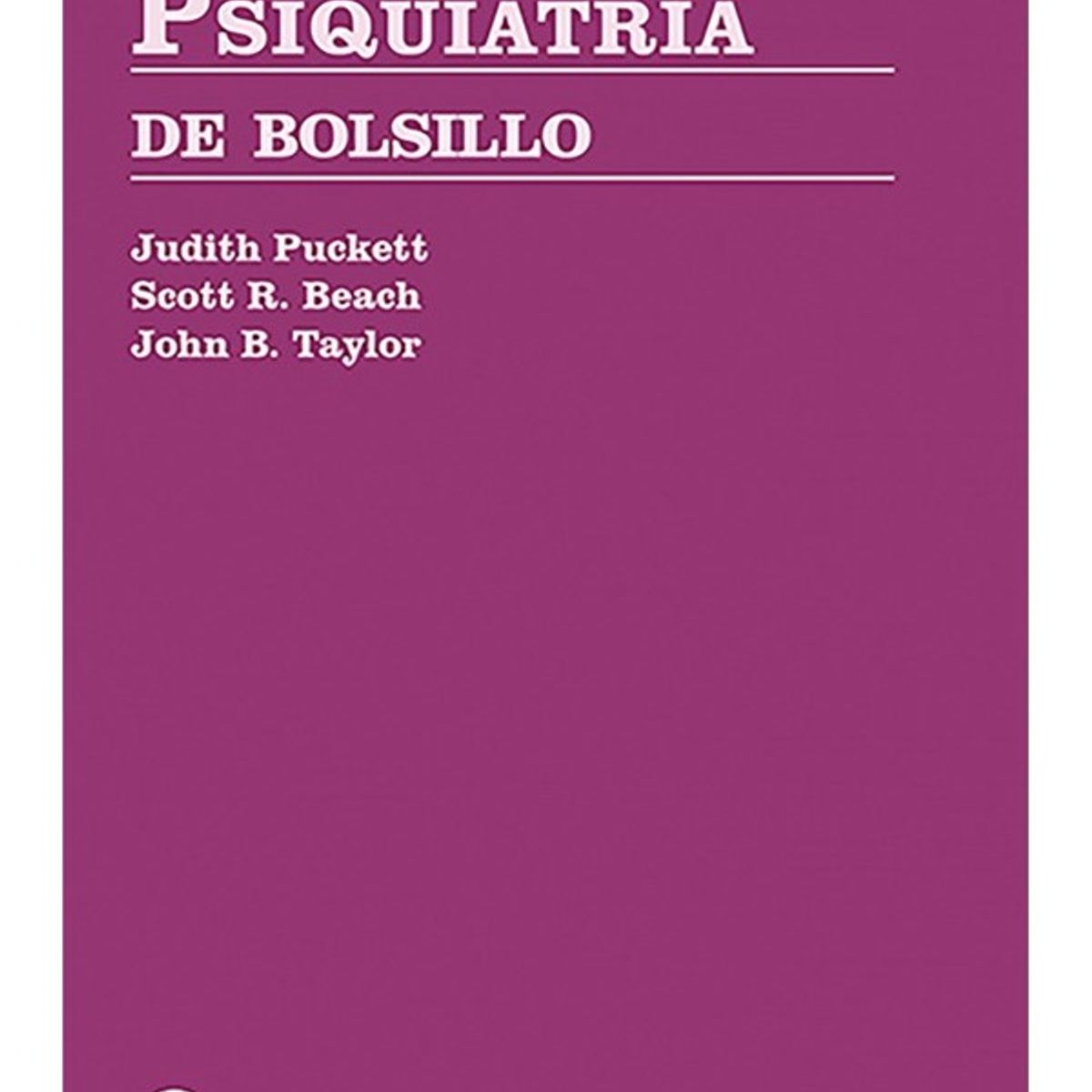 EDITORIAL MEDITERRANEO - Libro Psiquiatria De Bolsillo