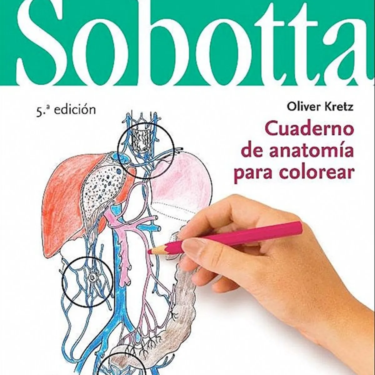 EDITORIAL MEDITERRANEO - Libro Sobotta. Cuaderno De Anatomia Para Colorear 5Ed.