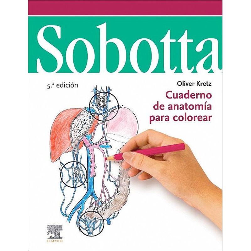 EDITORIAL MEDITERRANEO - Libro Sobotta. Cuaderno De Anatomia Para Colorear 5Ed.