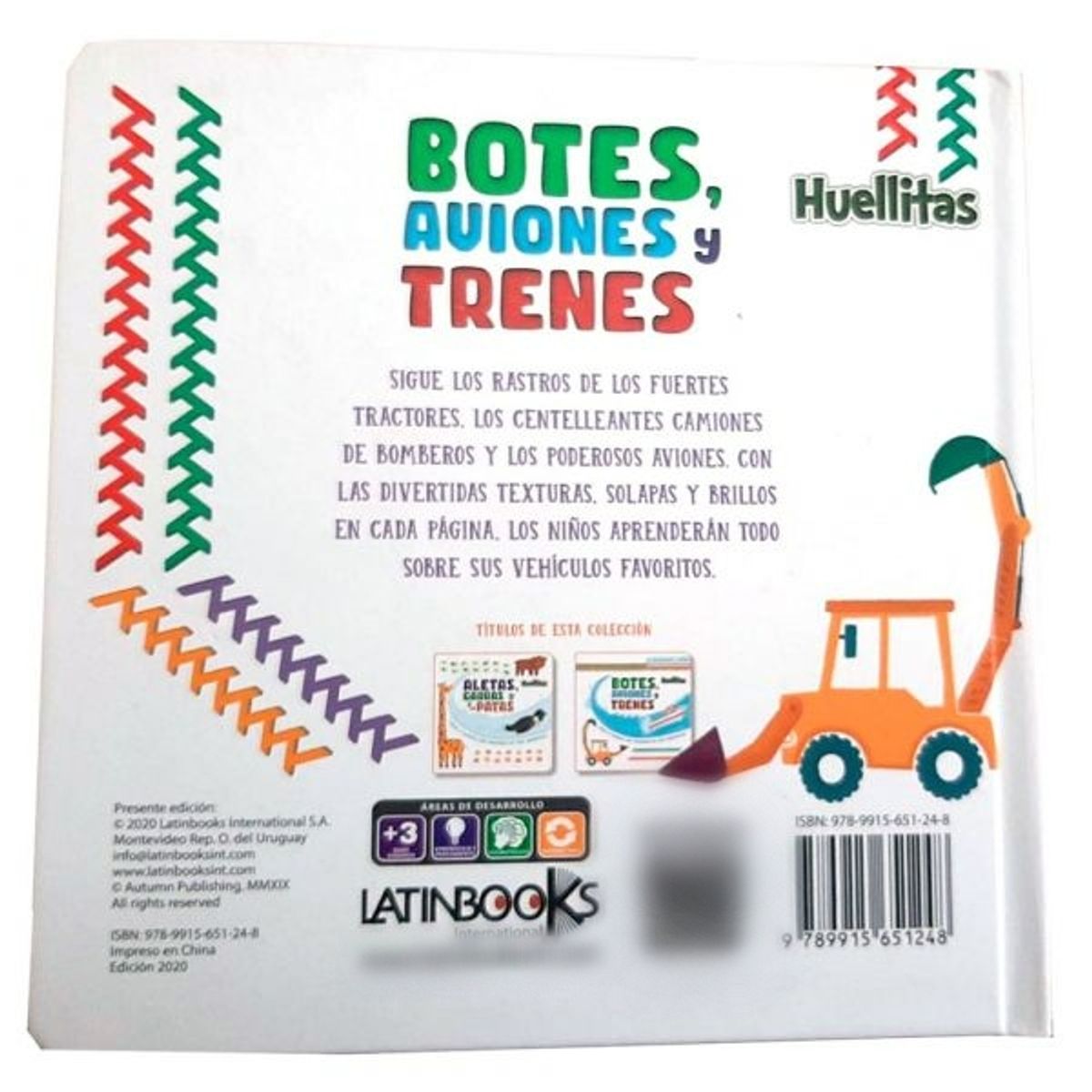 LATINBOOKS - Huellitas -Botes; Aviones Y Trenes