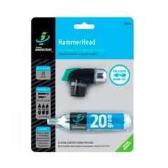 GENUINE INNOVATIONS - Inflador HammerHead CO2 20gr para Bicicletas