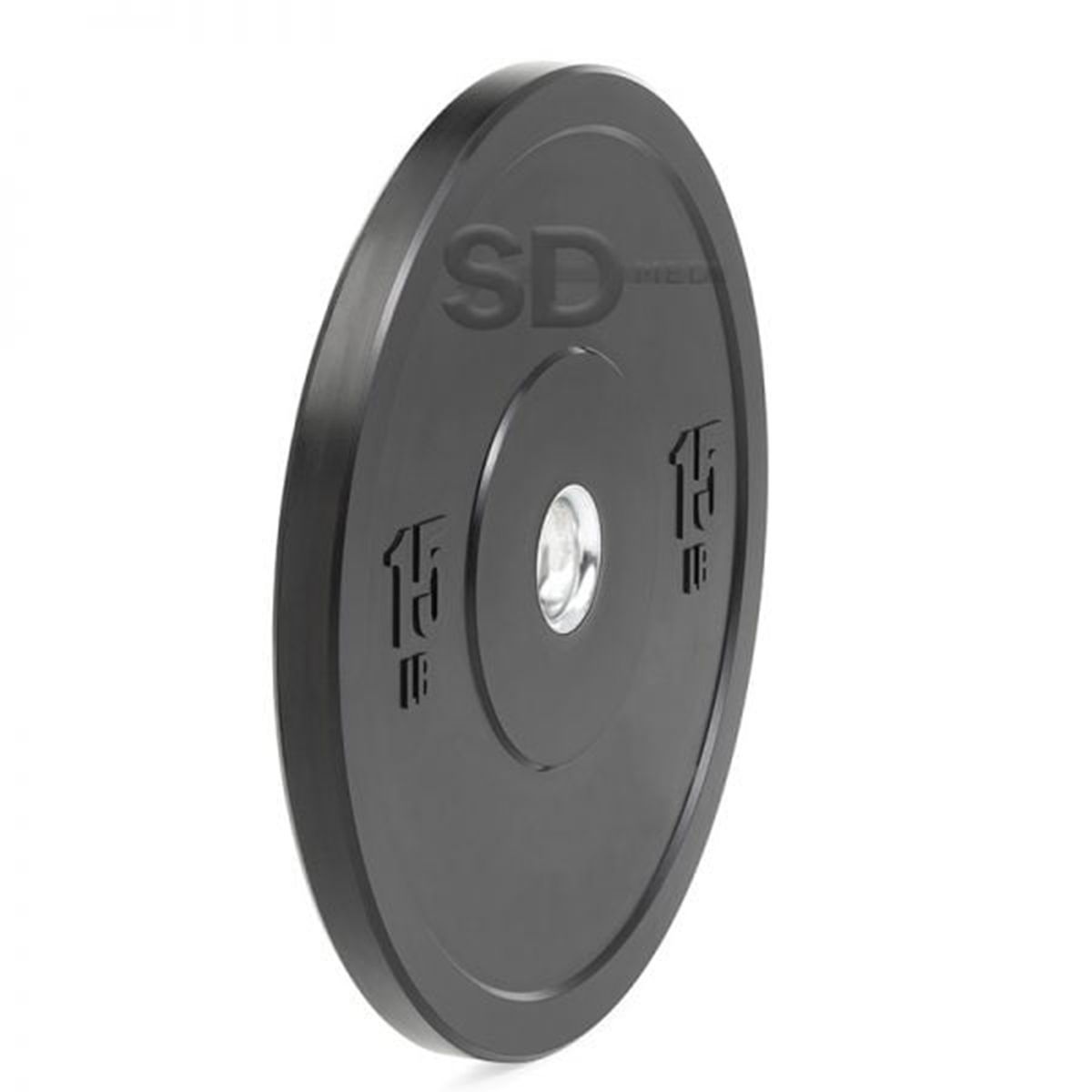 SDFIT - Disco Bumper 15 KG para barra olímpica