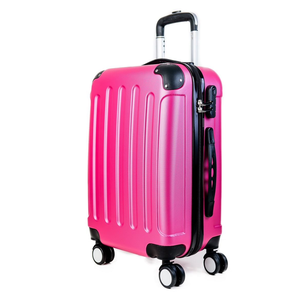 TRAVELWORLD - Maleta Cabina Carry On Valija de Mano Rosada Travelworld