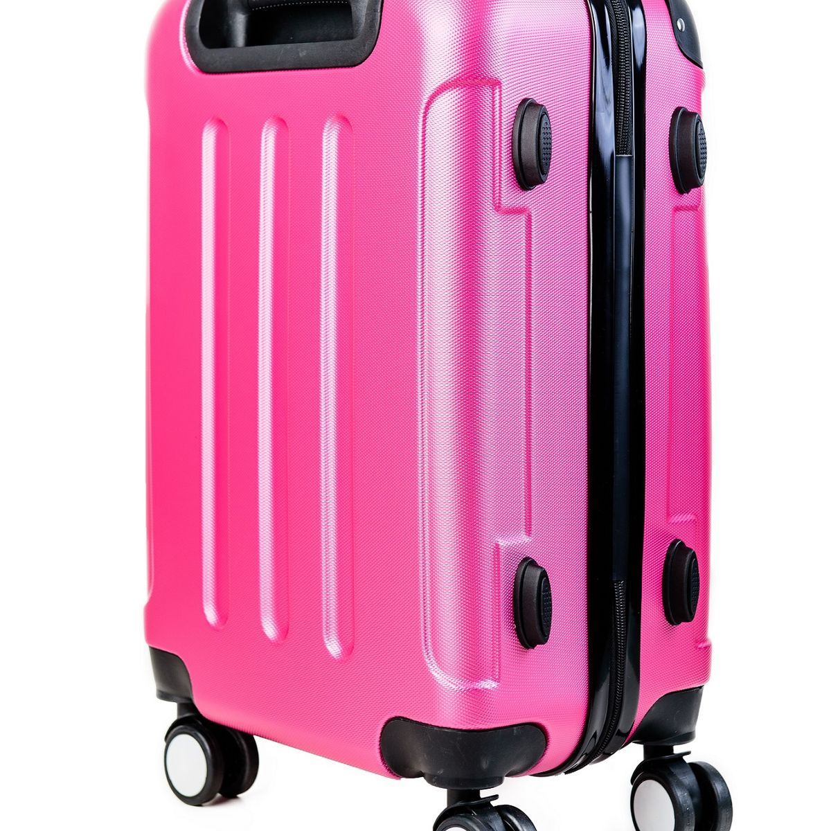 TRAVELWORLD - Maleta Cabina Carry On Valija de Mano Rosada Travelworld