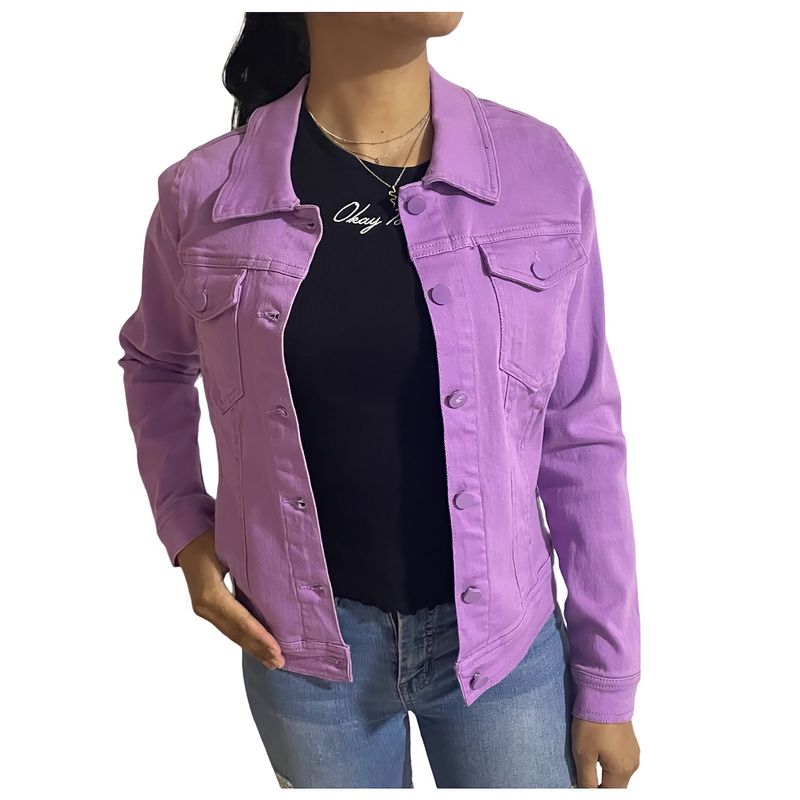 D'JOE - Chaqueta Jeans Mezclilla Colors Mujer.