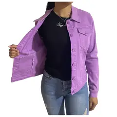 BOSSY - Chaqueta Jeans Mezclilla Colors Mujer