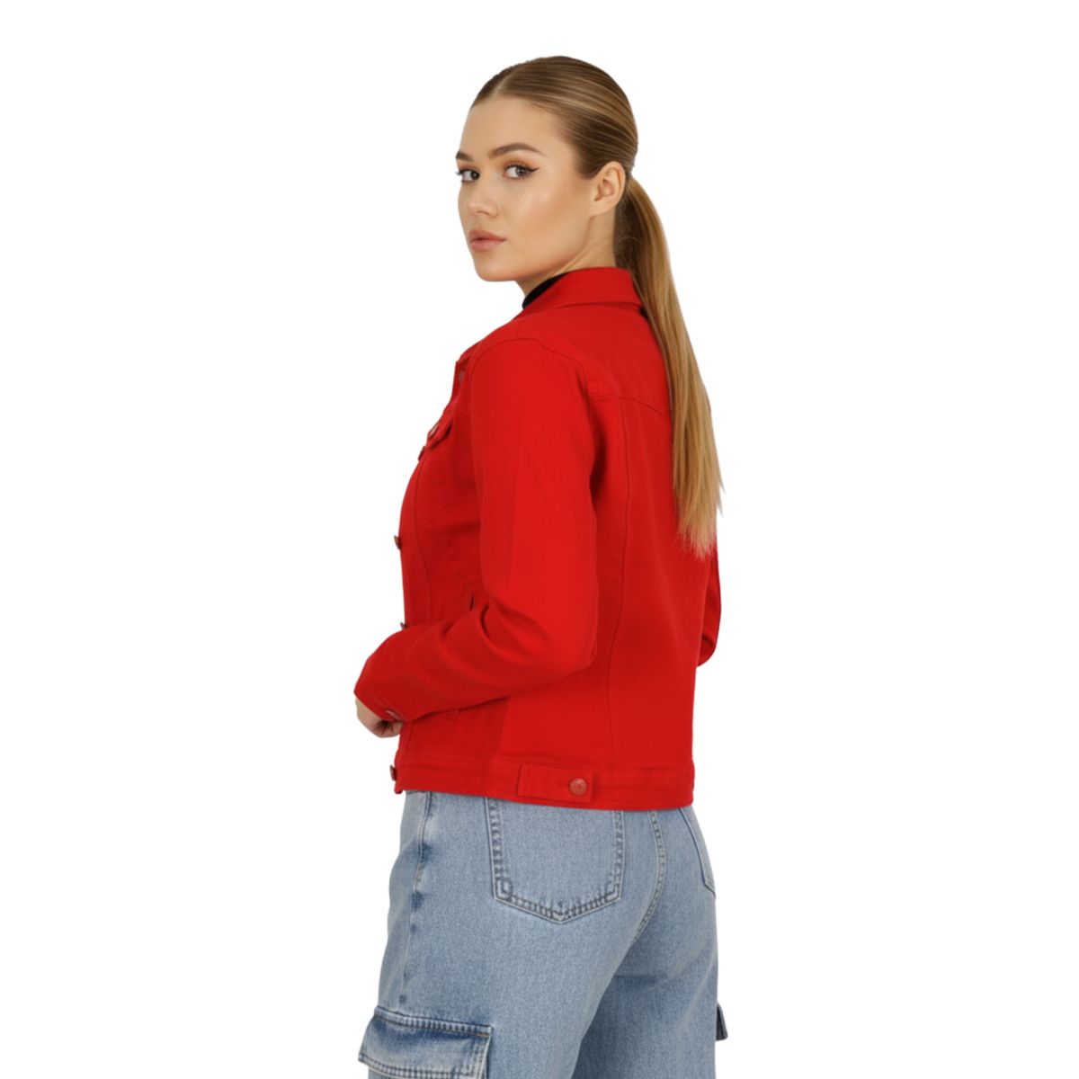 D'JOE - Chaqueta Jeans Mezclilla Colors Mujer