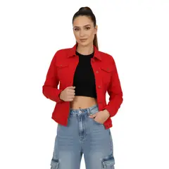 D'JOE - Chaqueta Jeans Mezclilla Colors Mujer