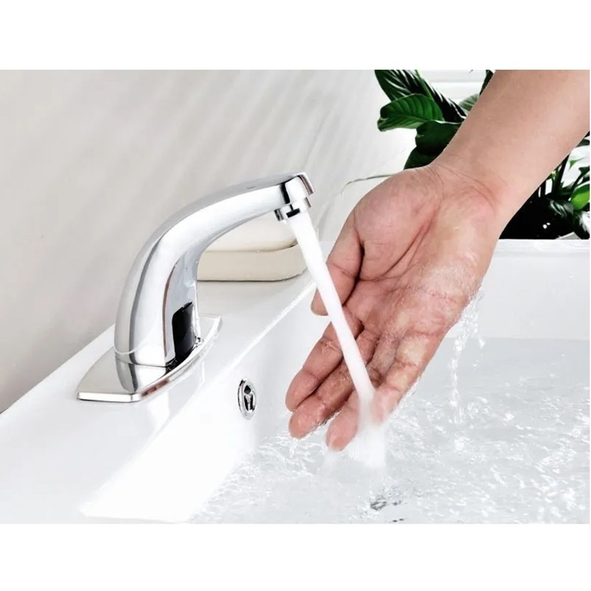 GENERICO - Llave Griferia Lavamanos Con Sensor Para Apertura Automatico